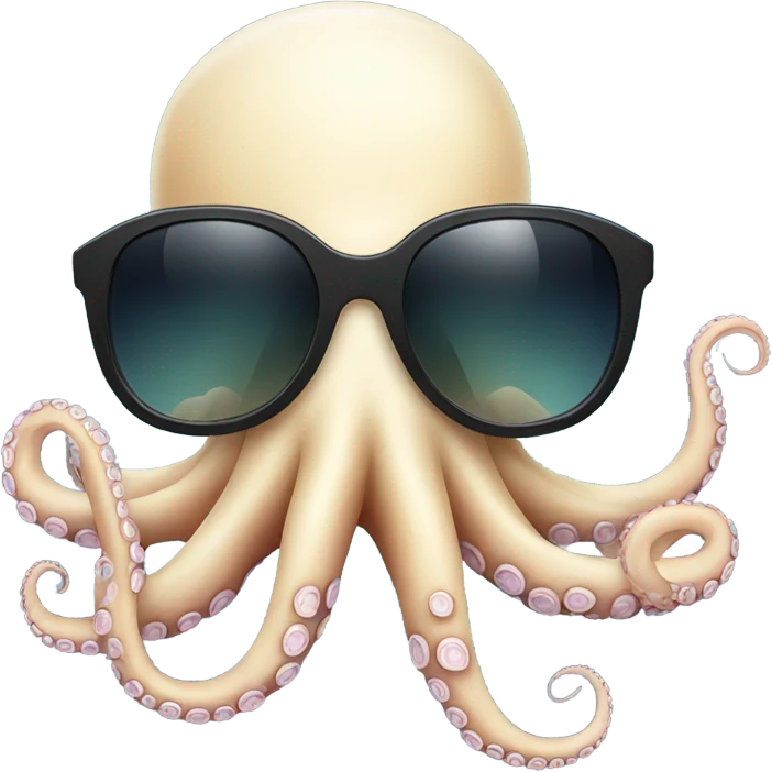 Octopus wearing sunglasses  emoji