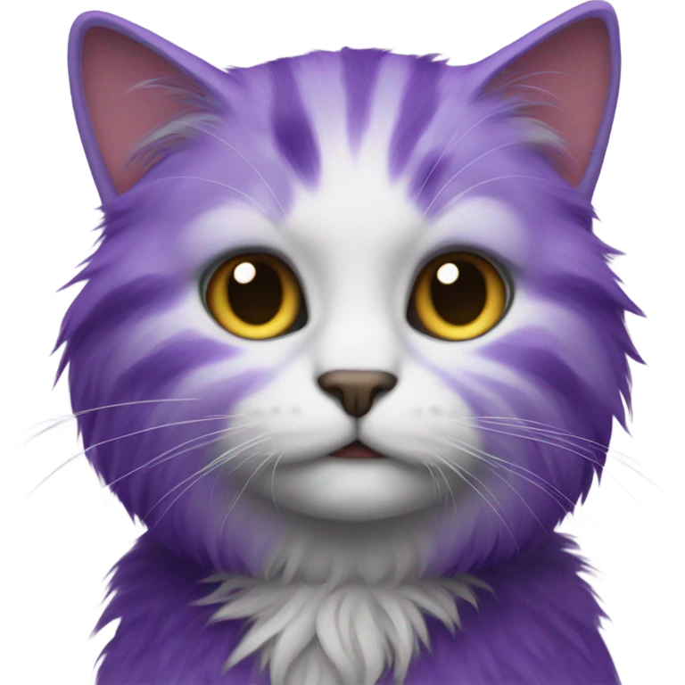 Purple cat  emoji