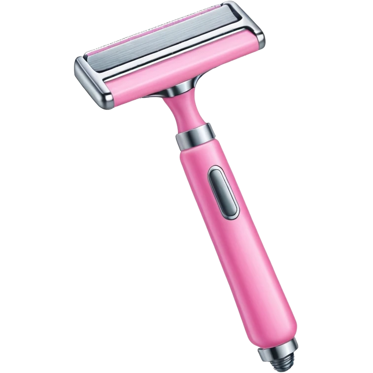 pink razor emoji