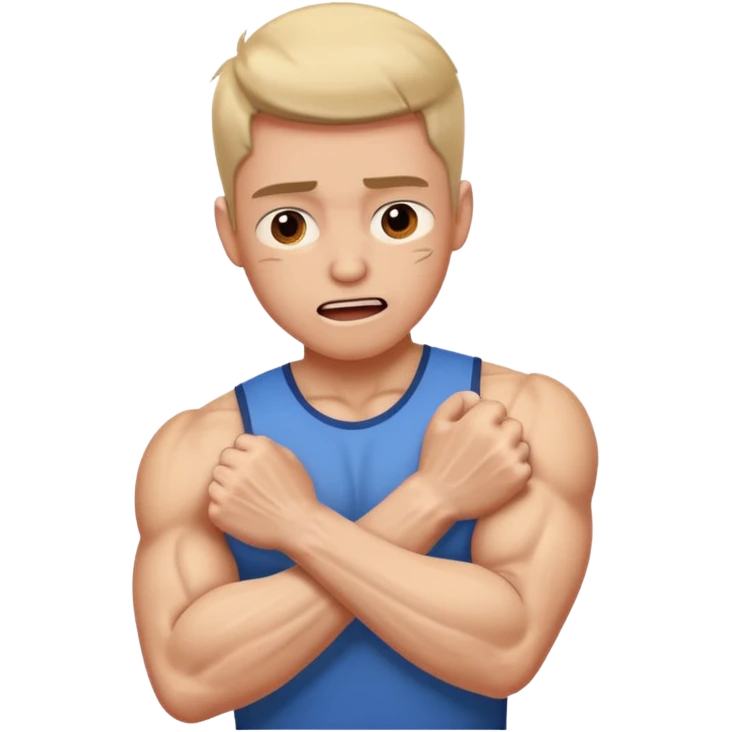 un infortunio muscolare durante sport emoji