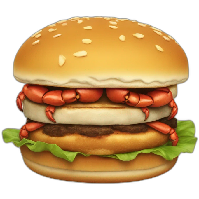 Crabsburger emoji