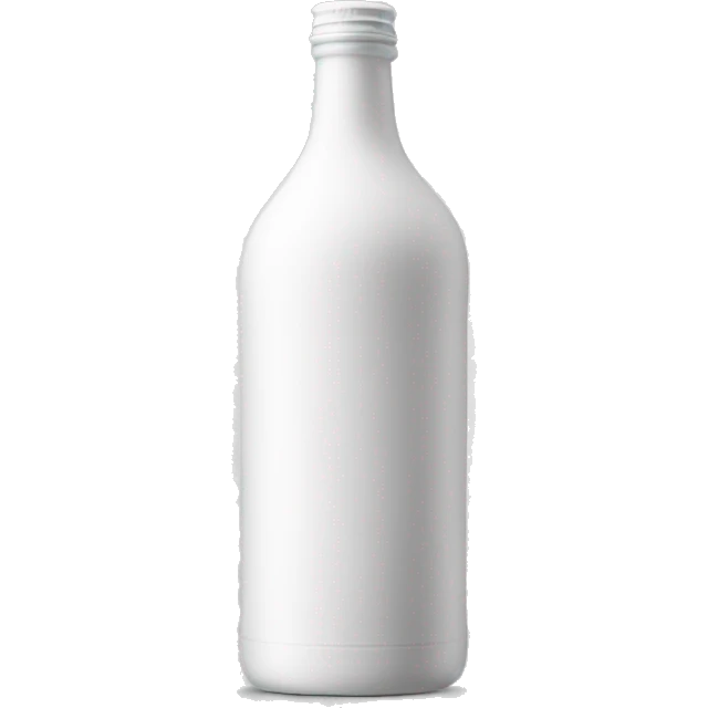 white matte bottle alcohol emoji