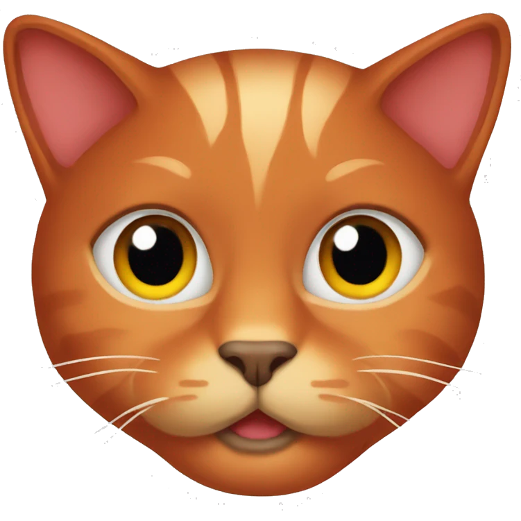 red cat emoji