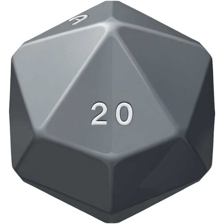roll a d20 emoji