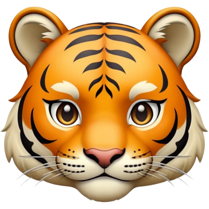 tiger face Kappa meme with sarcastic smirk for Twitch emote emoji