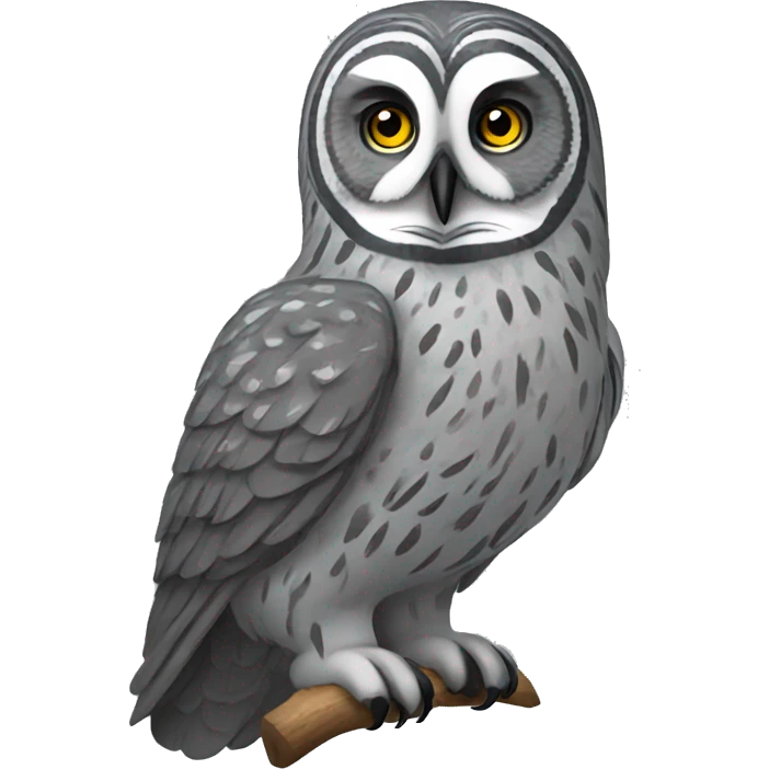 Great grey owl emoji