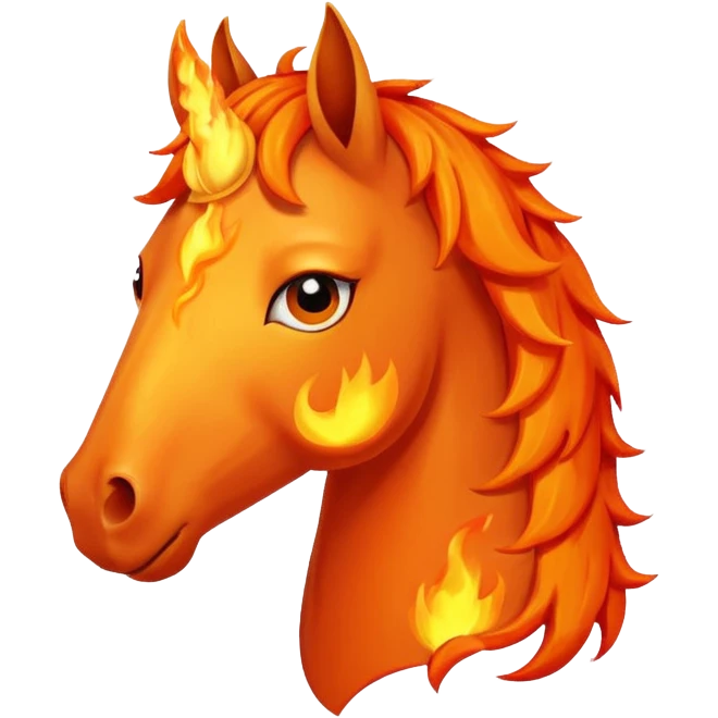 Happy fire horse emoji sad fire horse emoji worried fire horse emoji emoji