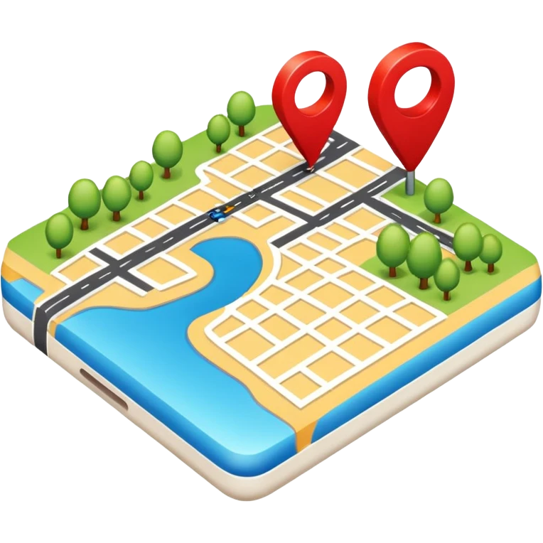 GPS map emoji