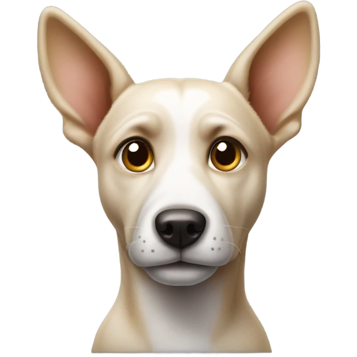 Side eyeing dog emoji