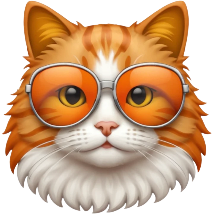 Cat wearing sunglasses emoji