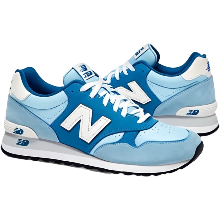 New balance 740 ice blue shoes emoji