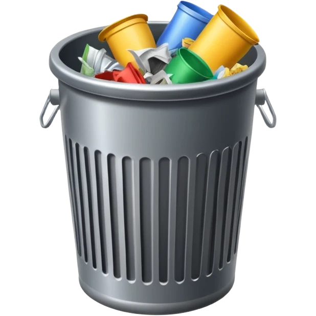 Trash can emoji