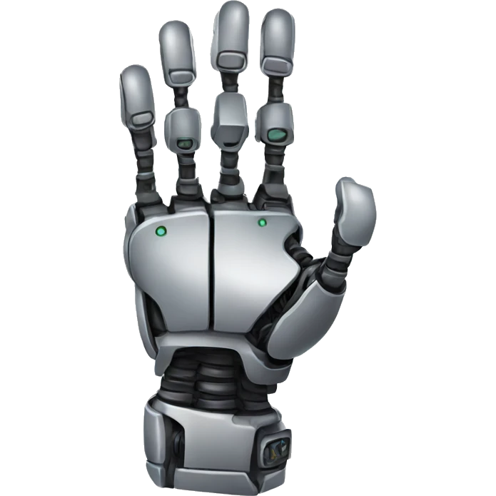 robot hand emoji