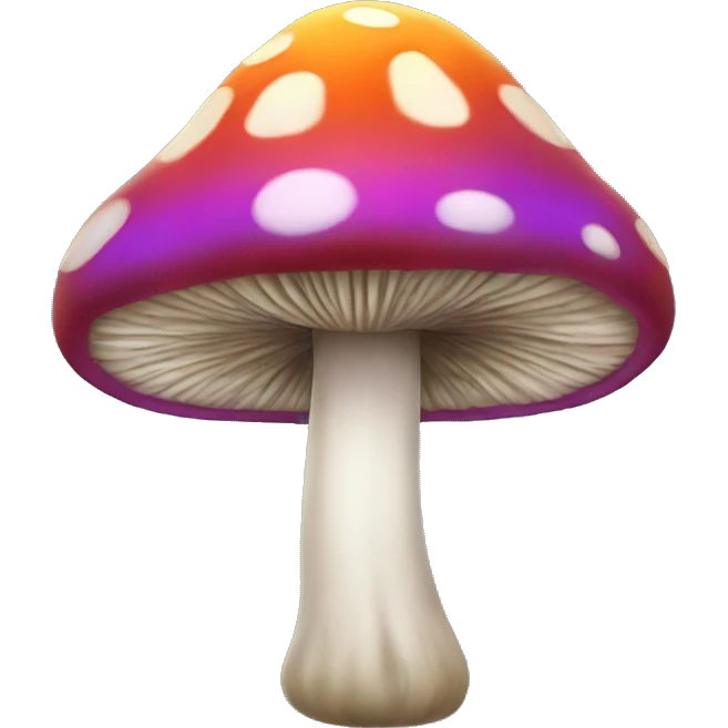 psychedelic mushroom  emoji