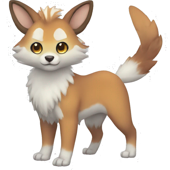 Cute cool animal hybrid Fakemon emoji