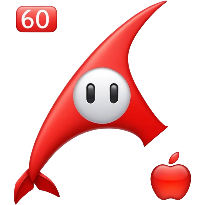 red 60 with underscore emoji