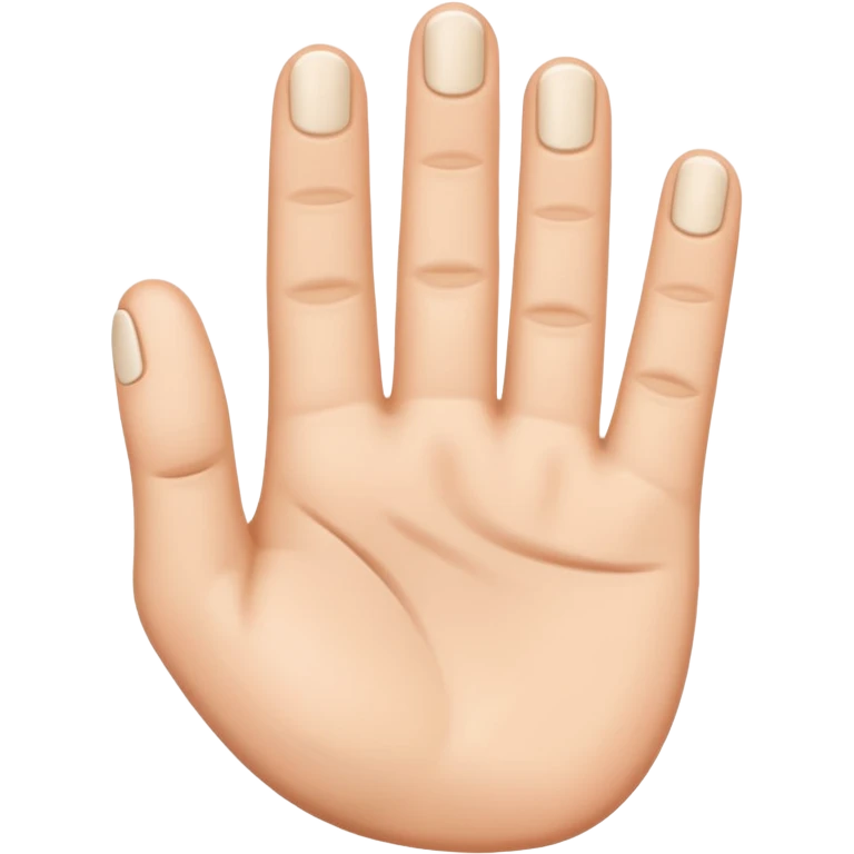 three finger salute emoji