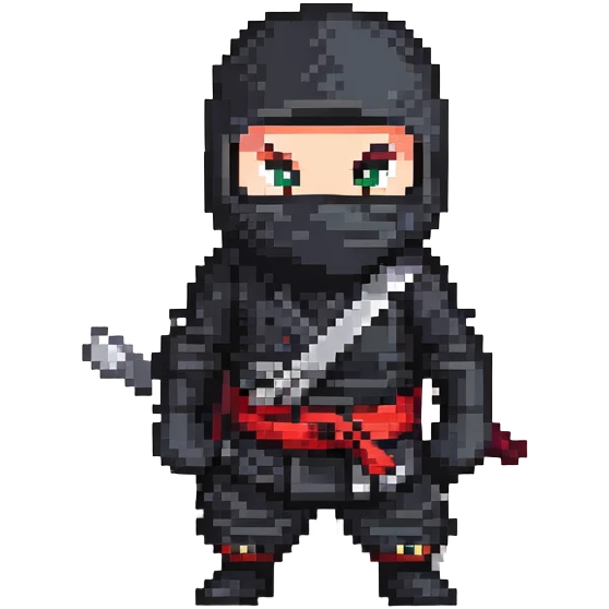 scared ninja emoji