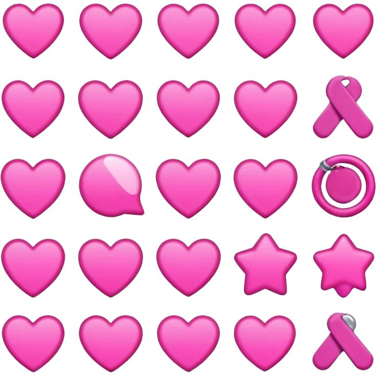 Pink items emoji