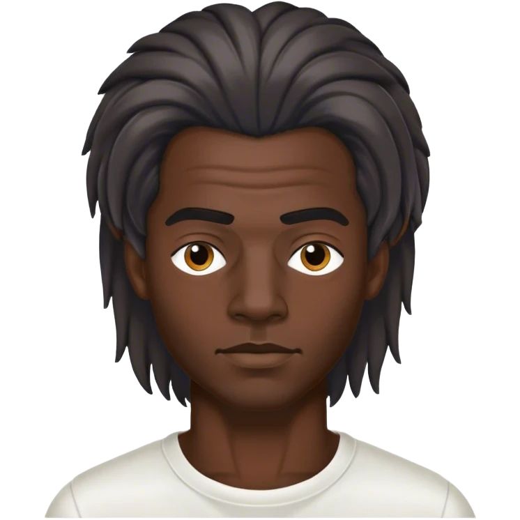 Dark-skin Guy with Freeforms wearing margiela  emoji