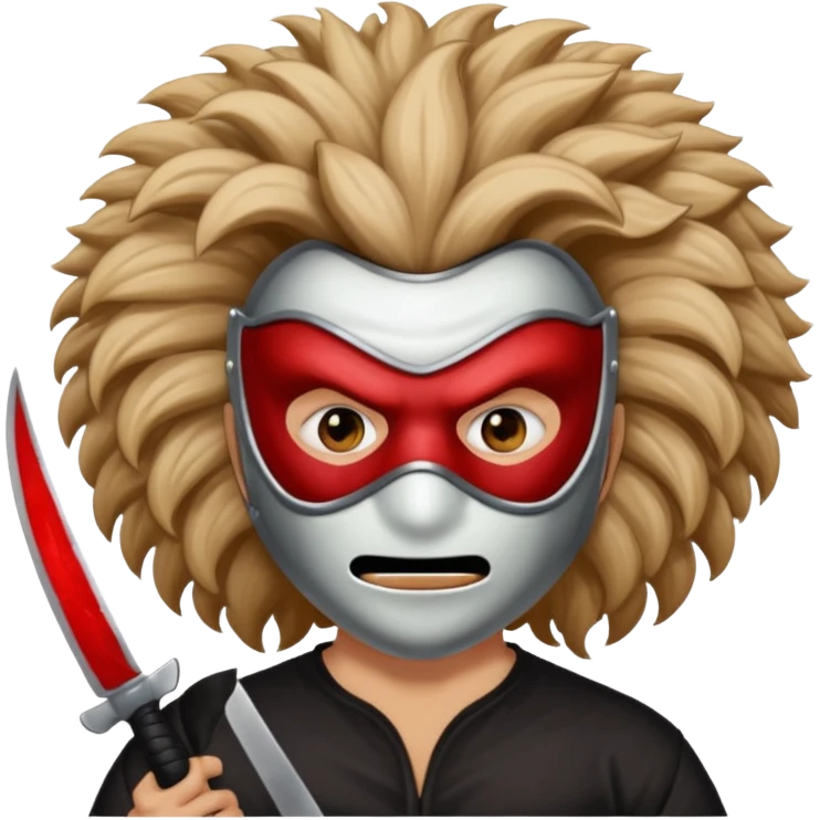 skib skib 67 slasher mad big hair emoji