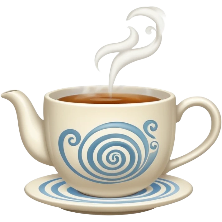 a hot cup of tea emoji