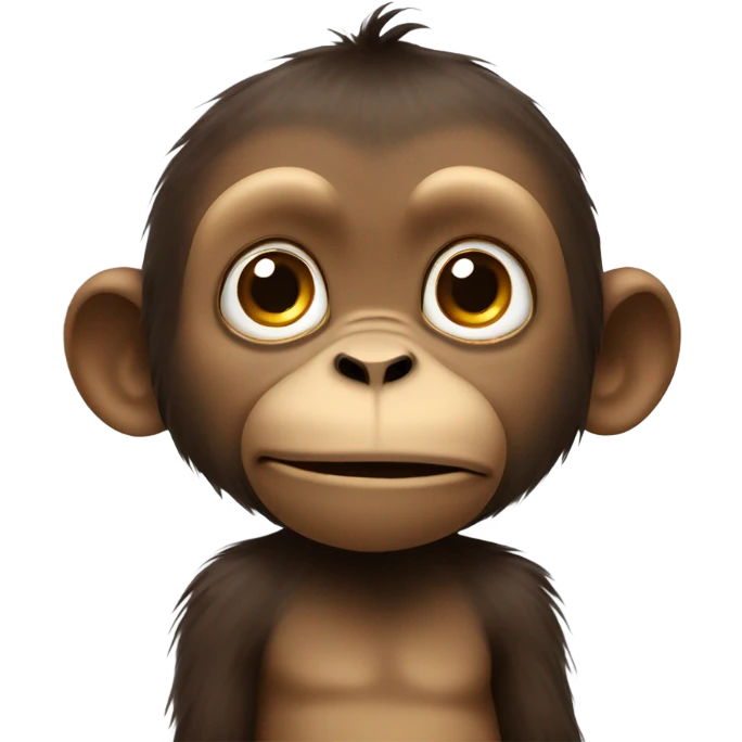 monkey nodding is head up and down emoji