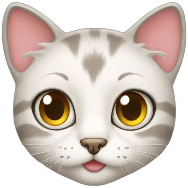 Cat with a bow emoji