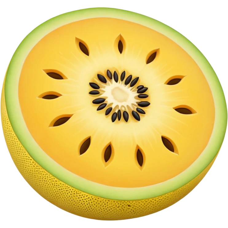 yellow melon emoji