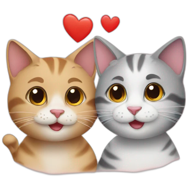 cats in love emoji