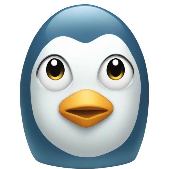 Light Blue pinguin emoji