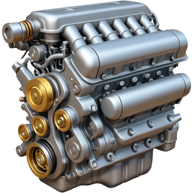 simplistic car engine emoji