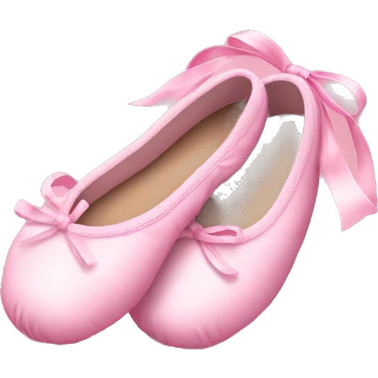 pink cutesy ballet slippers  emoji