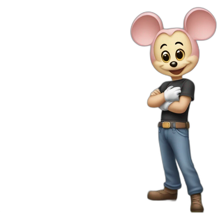 Miky mouse torre eiffel emoji