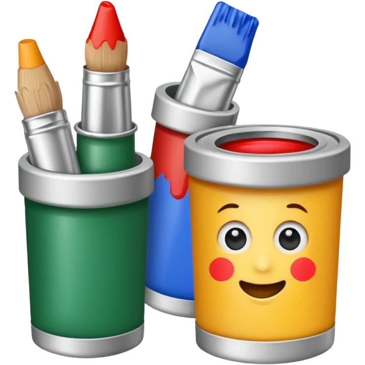 artist paint tubes emoji