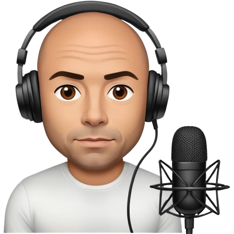 generate realistic detailed joe rogan podcast emoji