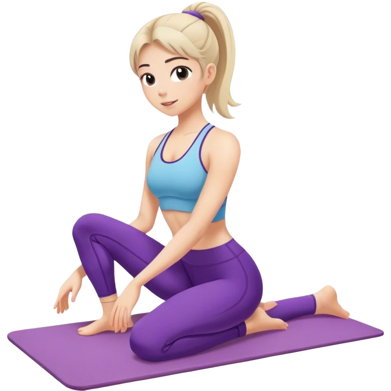 Pilates girly emoji