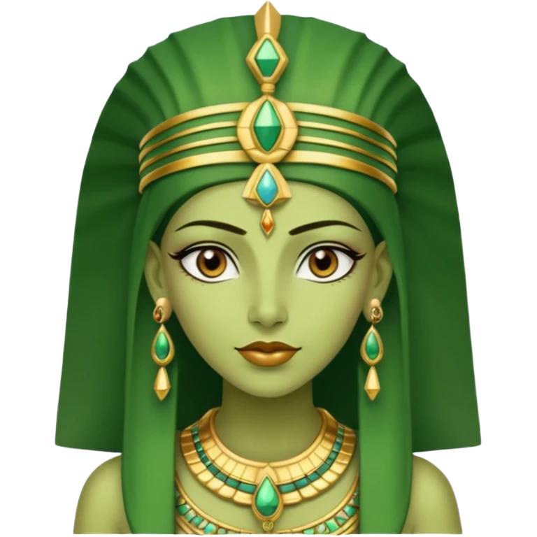 green woman Pharaoh


 emoji