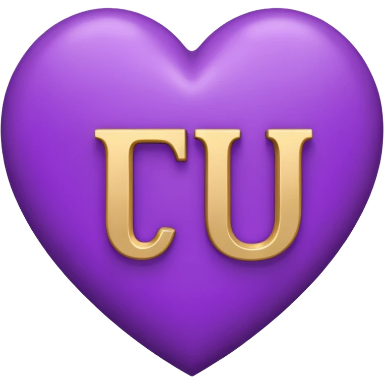 t and m initials inside a purple heart emoji