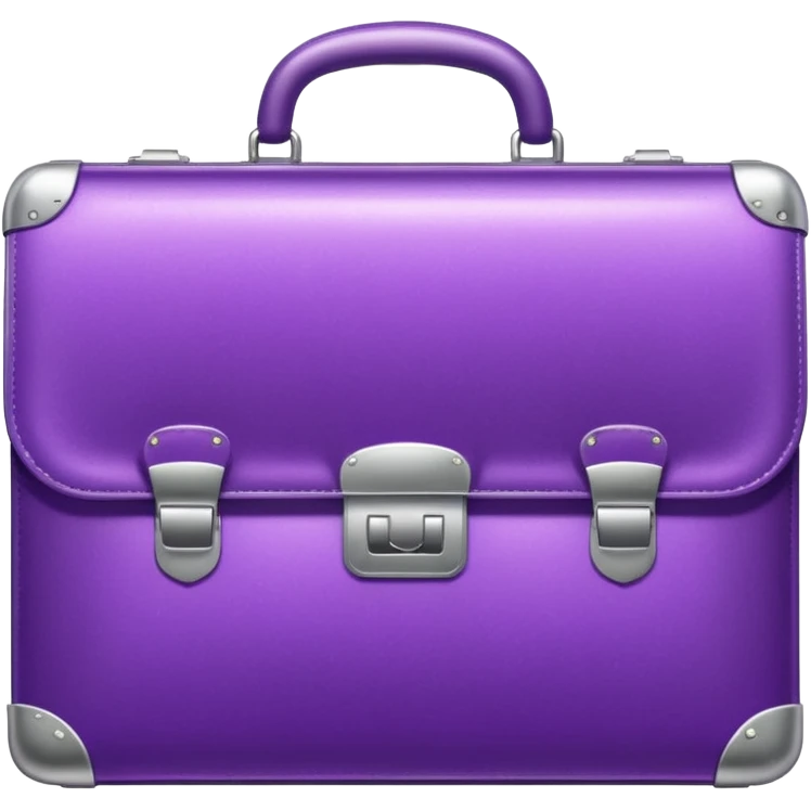 glitter purple briefcase emoji