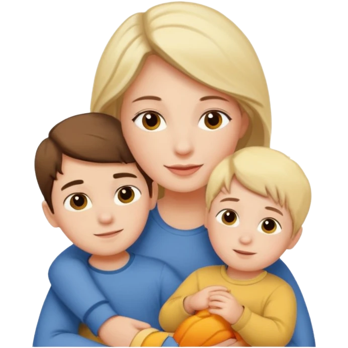 A girl who moved from Siberia to the south, where it is very warm and sunny. She has a baby boy who is 3 years old and a husband. emoji