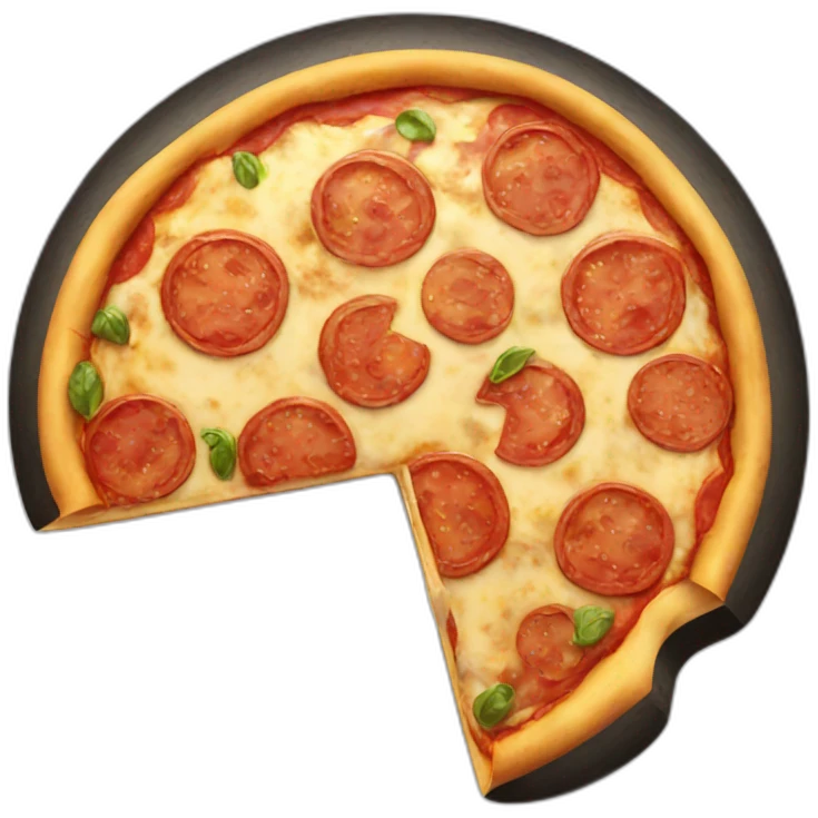 Pizza tire langue emoji