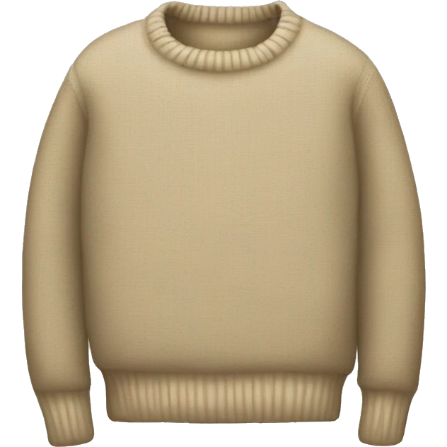 Beige sweater  emoji