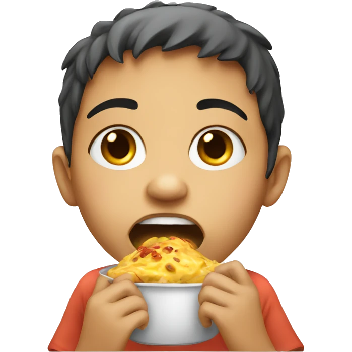 hungry child emoji