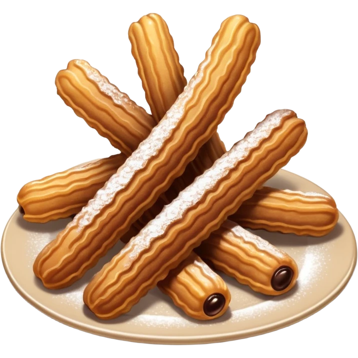 chocolate con churros emoji