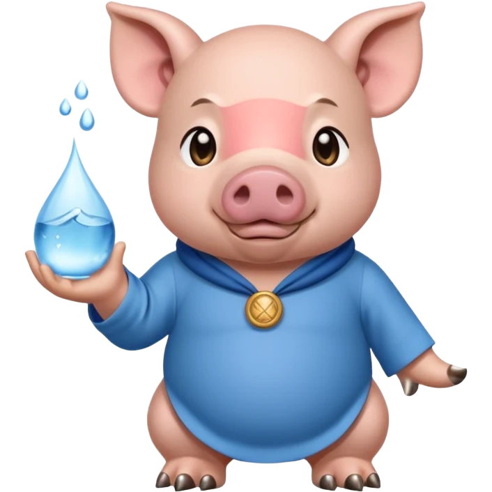 water bender pig emoji