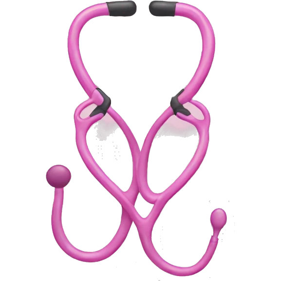 Aesthetic pink stethoscope  emoji