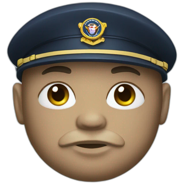 Fat navy seal with heart emoji