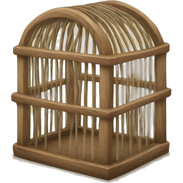 wooden cage emoji