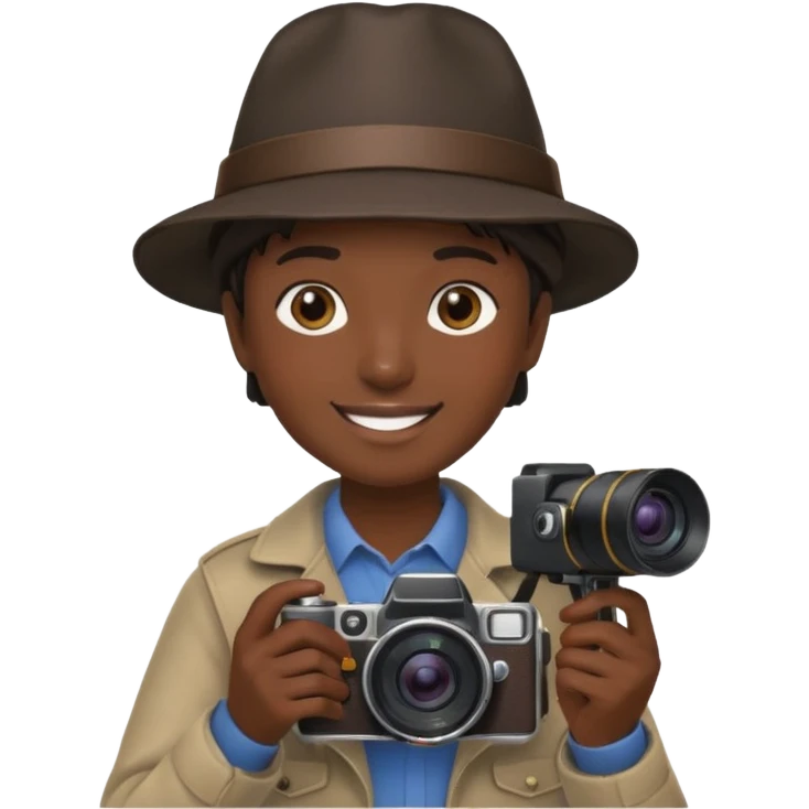 black Street Photographer emoji